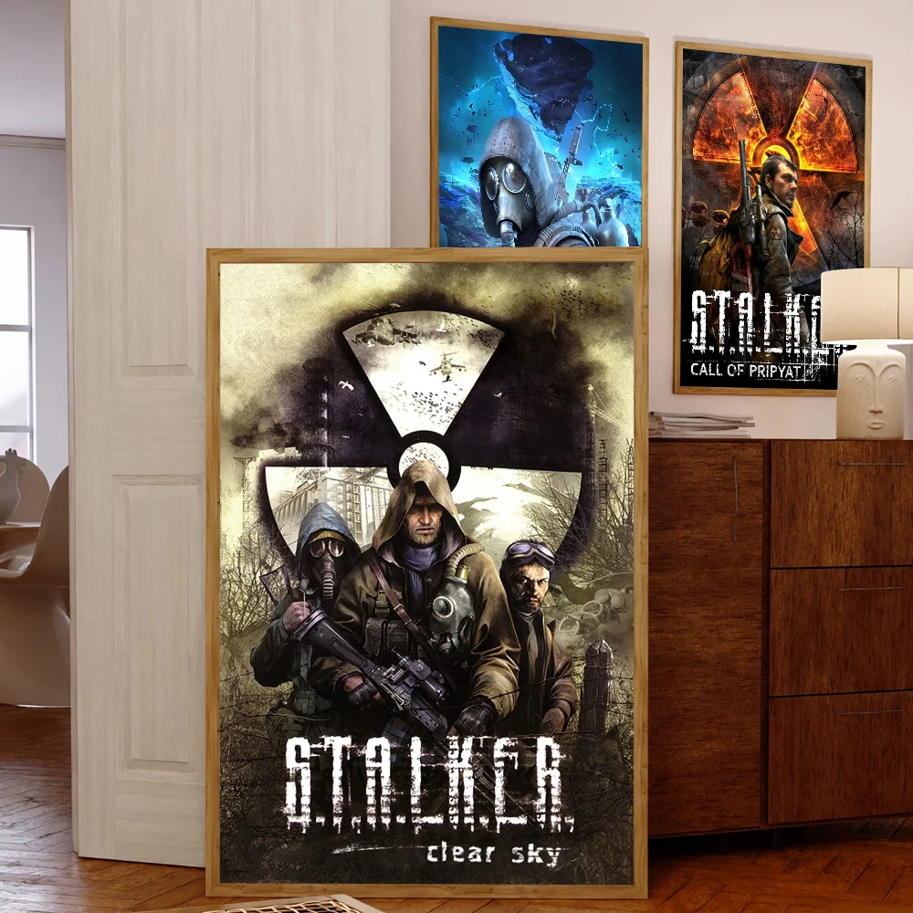 Stalker Game Good Quality Prints And Posters Whitepaper Sticker DIY Room Bar Cafe Vintage Decorative Painting