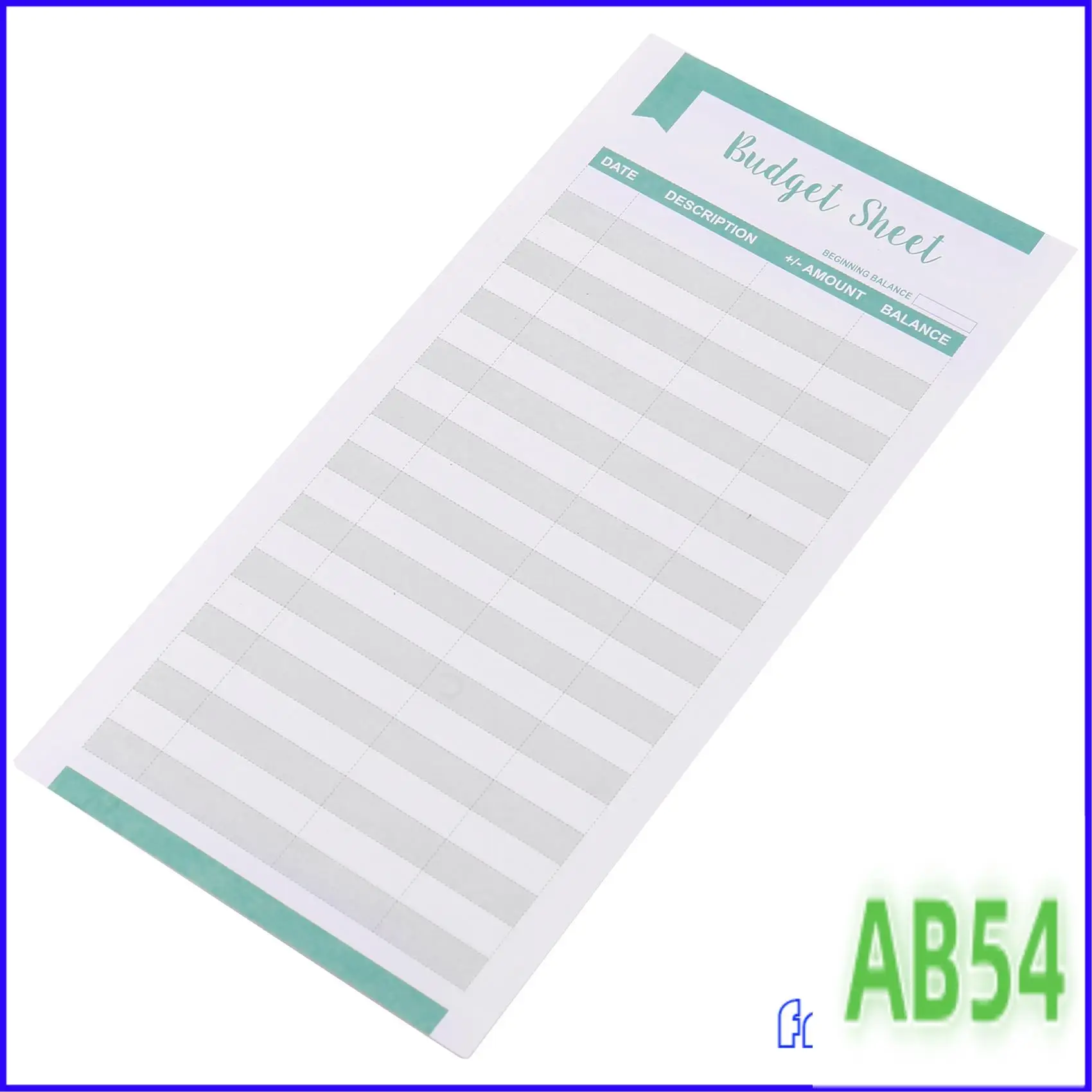 

SB-60 Pieces Expense Tracker Sheets Budget Trackers Paper Fit Budget Envelopes Banknote Envelope Budget For Personal