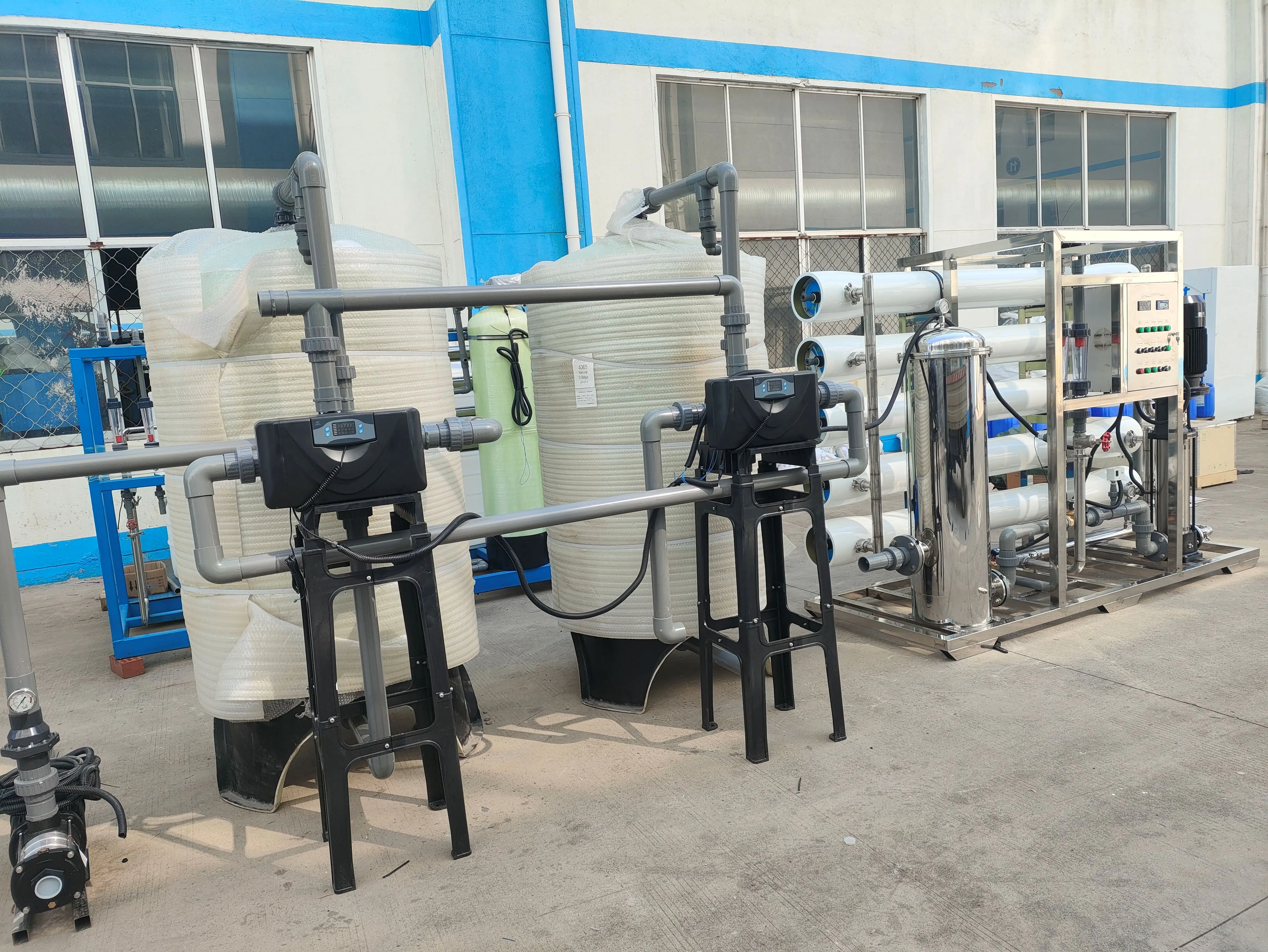Industrial 8000LPH Reverse Osmosis RO Water Treatment System with Integrated Pre-treatment for Pure Drinking Water Production