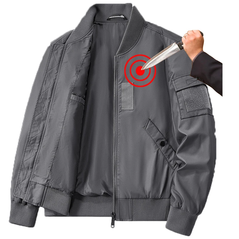 

Self Defense Anti Cut Knife Puncture Proof Clothes Anti-stab Jacket Stealth Cut Resistant Outfit Security Cutfree Jacket 4xl