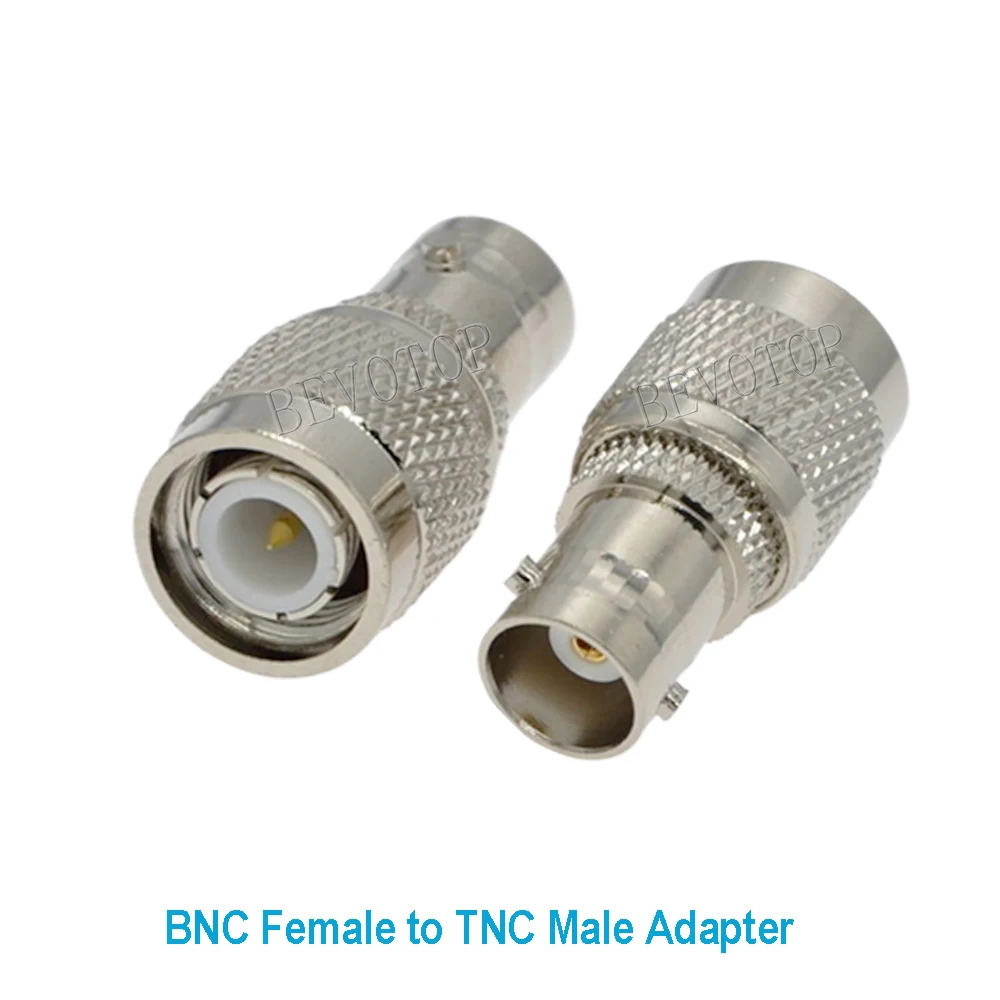 100PCS TNC Male Plug to Q9 BNC Female Jack Straight for WiFi Antenna Radio Antenna Connector Q9 BNC to TNC RF Adapter Wholesales