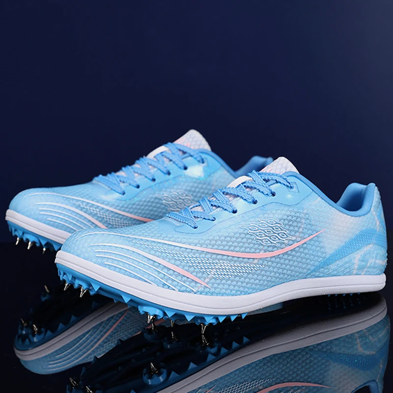 

Men's Track and Field Shoes Outdoor Professional Anti Slip Training Nail Shoes Low Cut Breathable Casual Sports Shoes for Men