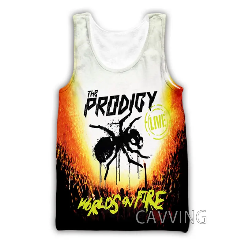 New Fashion  3D Print  The Prodigy Rock Tank Tops Harajuku  Vest  Summer Undershirt Shirts Streetwear