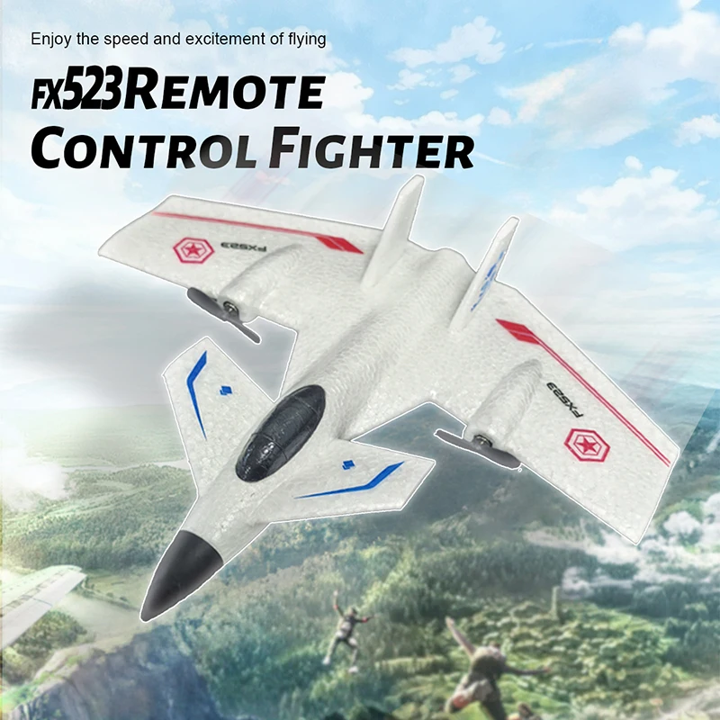 F35 RC Glider 2.4G 2CH Remote Control Fixed Wing Foam RC Plane With Colorful LED Lights Outdoor Aircraft Toys Gifts