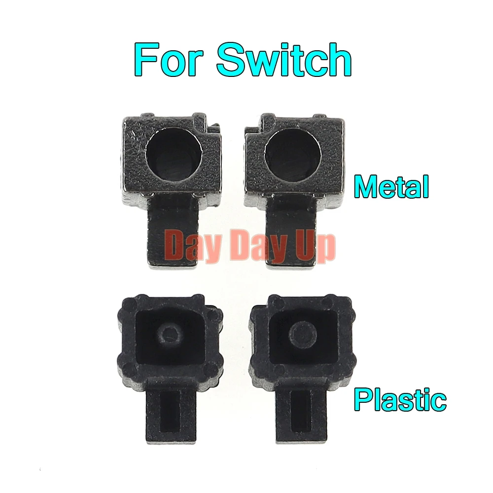 1 مجموعة معدن البلاستيك الأسود اليسار اليمين المنزلق مشبك قفل مزلاج قوس لنينتندو سويتش الفرح كون فضفاض إصلاح مشبك قفل #6