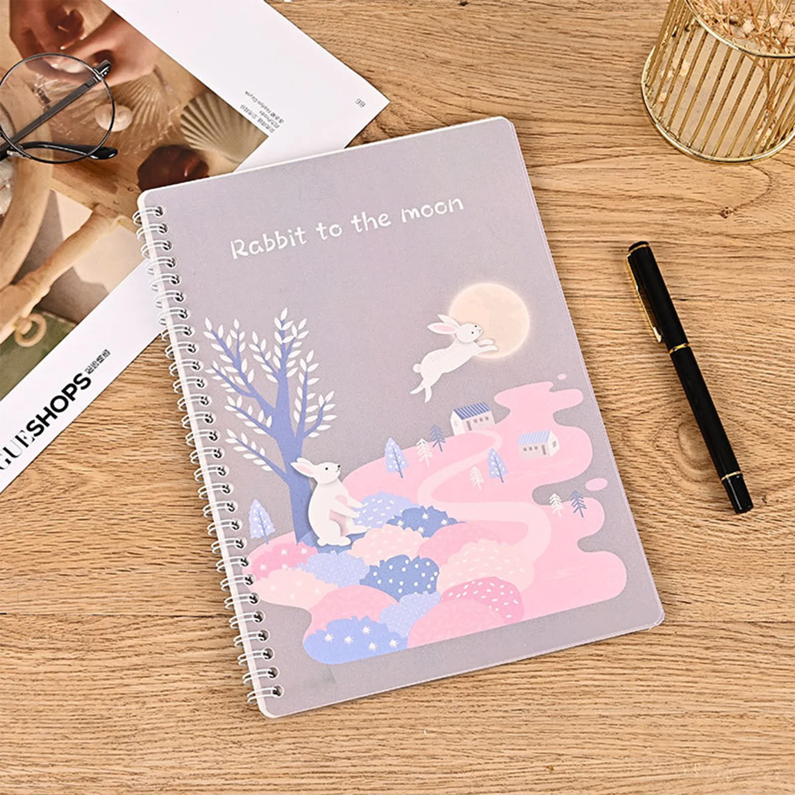 

Loose-leaf Double Sided Diary Notepad No Ink Leakage Thickened Notebook For Work Records Study Notes Painting