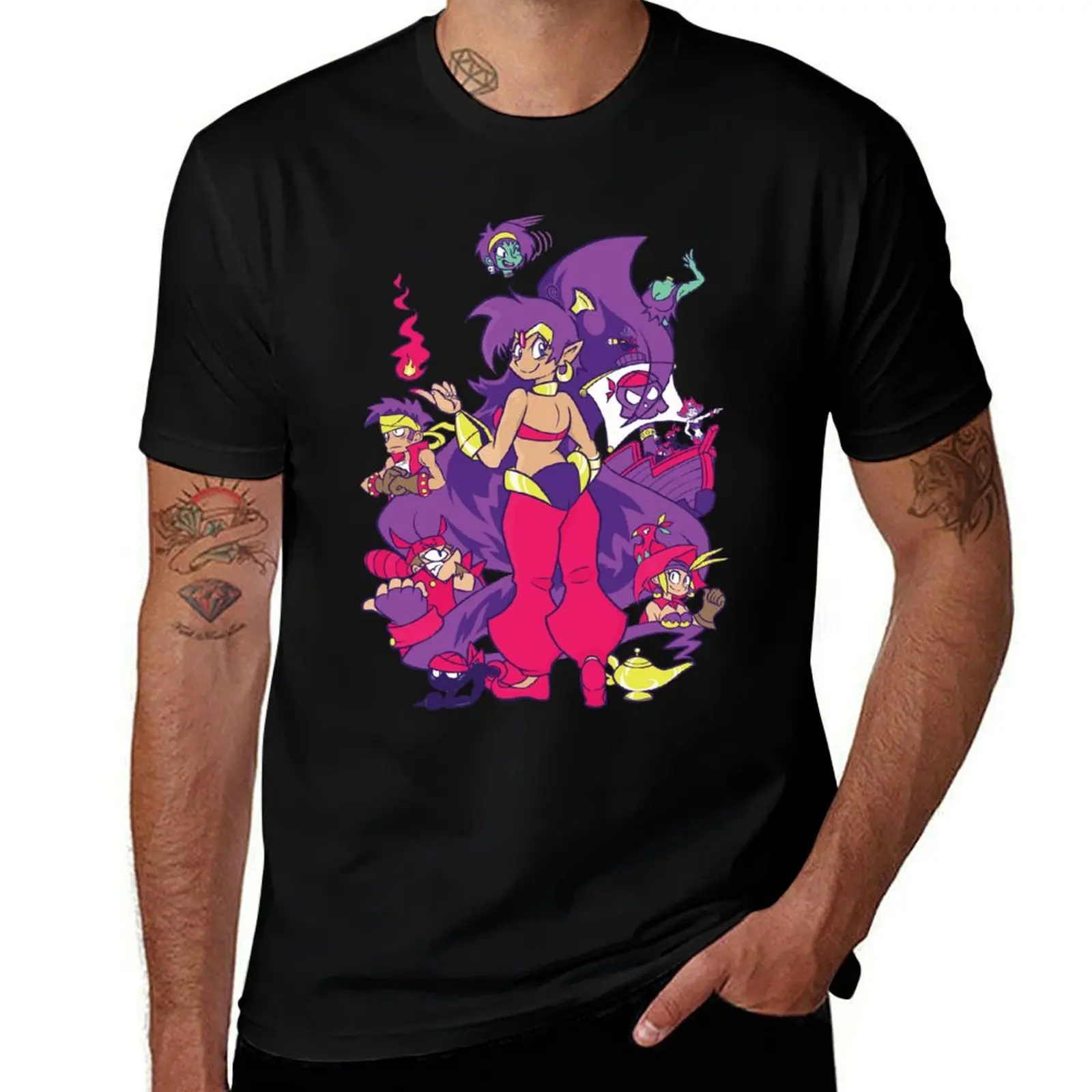 

Shantae Genie of the Lamp Design T-Shirt essential t shirt street wear anime clothes Personalized t-shirt Short sleeve tee men