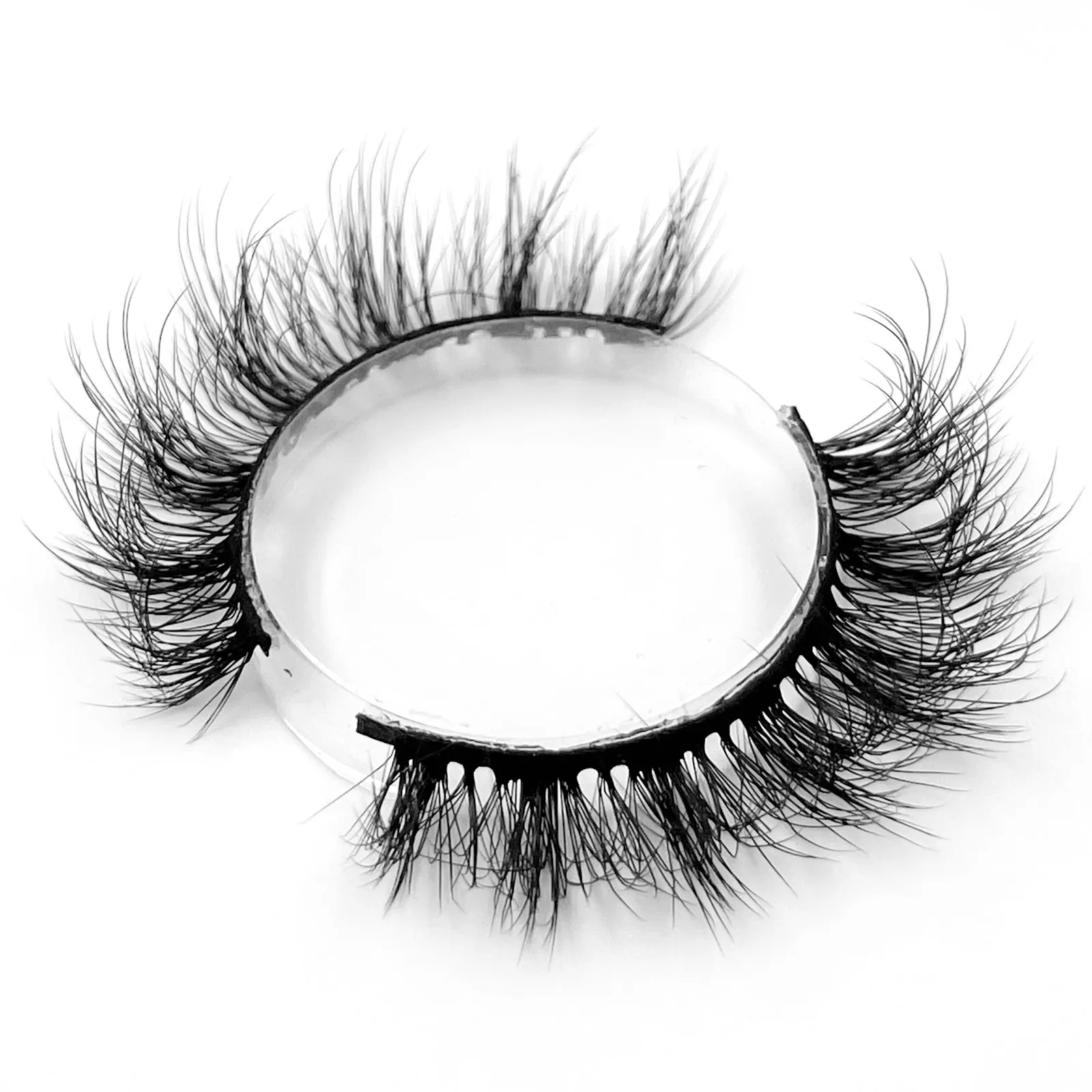 Neue 7 Paar dicke, 3D-Simulation Nerzpelz gefälschte Wimpern kurze, dramatische gefälschte Wimpern Großhandel Volllinie gefälschte Wimpern machen