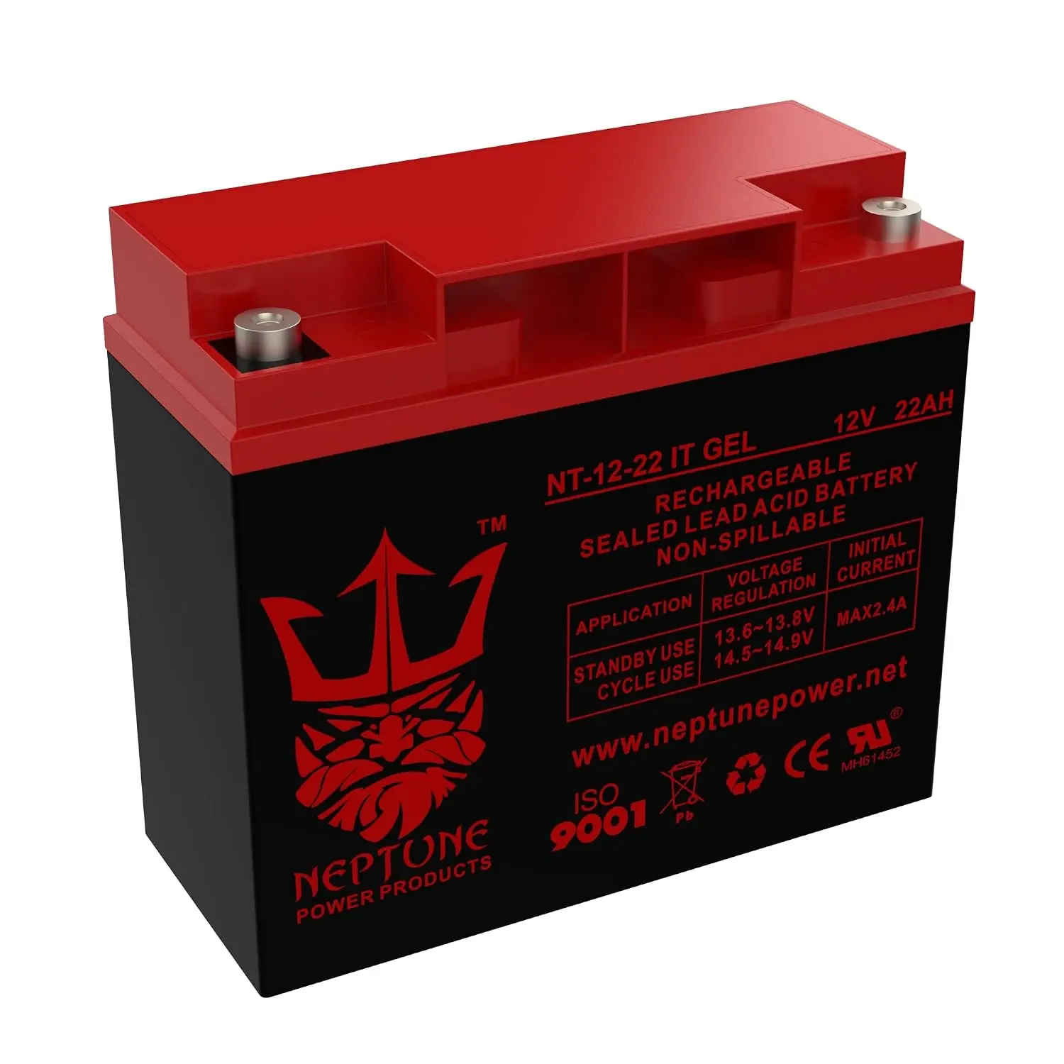 12V 22AH Gel Battery Replacement for Mobility Scooter 4-Pack, Customized