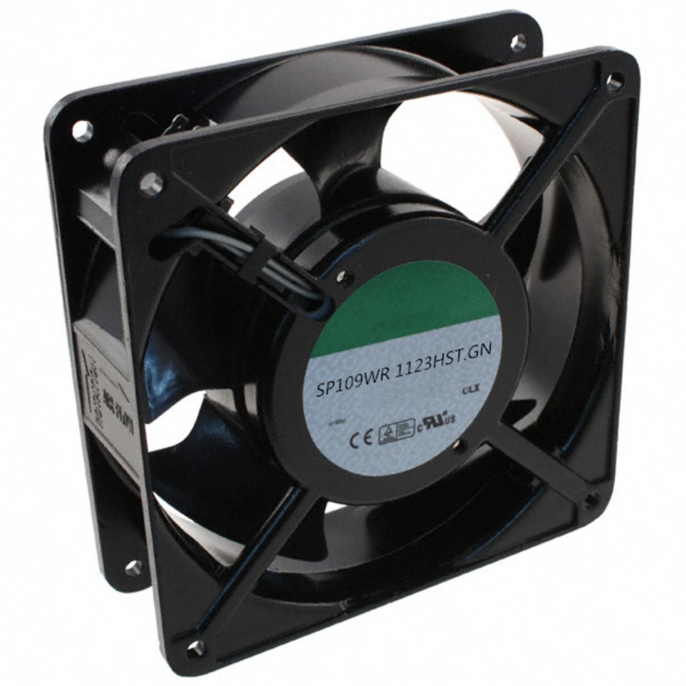 

Cooling Fan SP109WR 1123HST.GN 115V 0.25/0.22A 22/20W 50/60HZ 12038 120x120x38mm