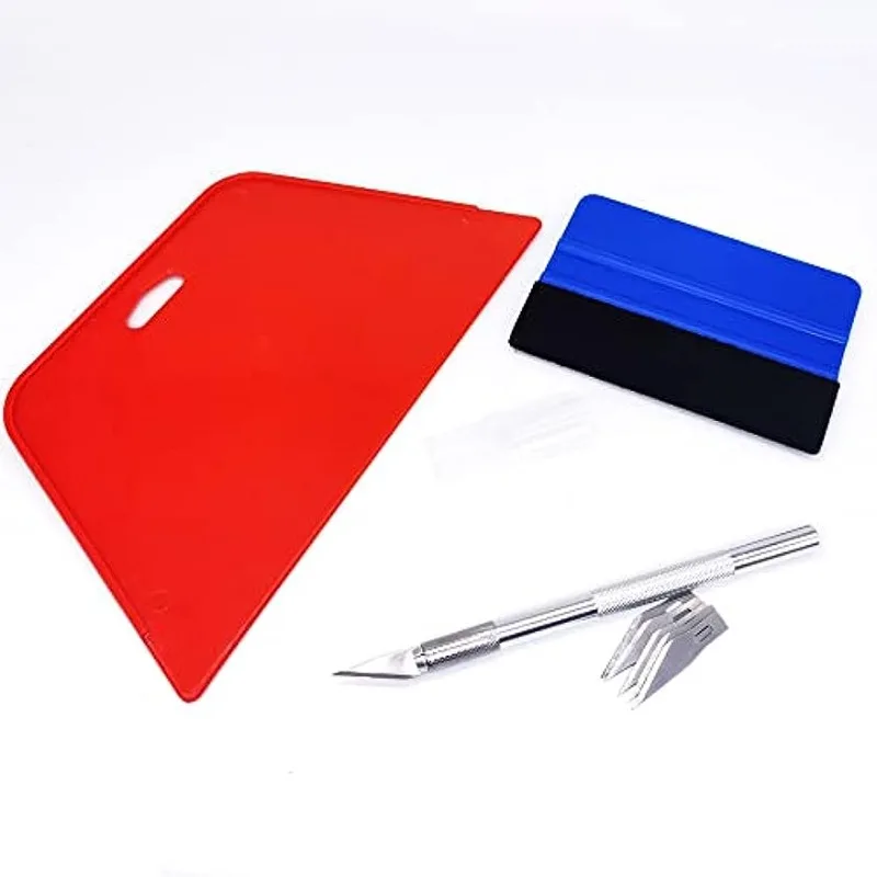 Smoothing Tool Kit for Applying Peel and Stick Wallpaper Vinyl Backsplash Tile Window Film Tinting Tools