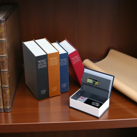 Dictionary Mini Book Safe Security Key Locker Money Hidden Secret Safe Key Safe Box Cash Money Coin Storage Jewellery Lock Box