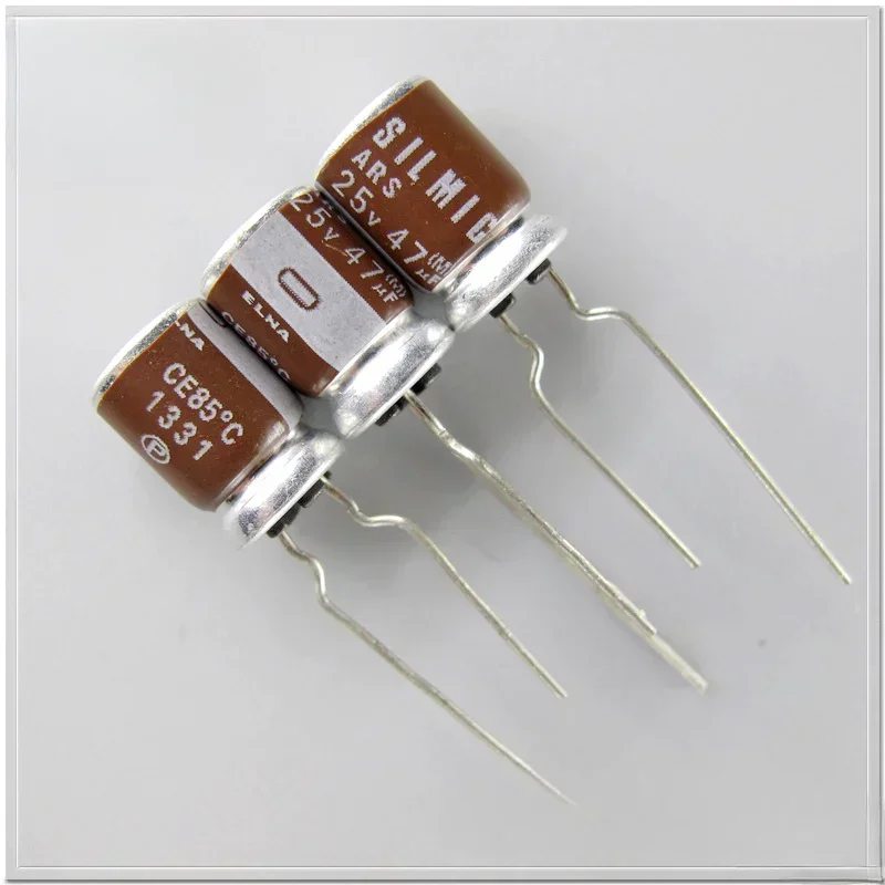 4 PCS/20 PCS ELNA SILMIC ARS Série 25V47uF Capacitor Eletrolítico de Áudio 8 × 12mm