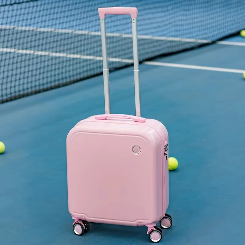 Venta al por mayor, maleta con ruedas ABS Unisex barata, bolsa de equipaje con ruedas giratorias TSA de 360 grados, práctico carrito de viaje