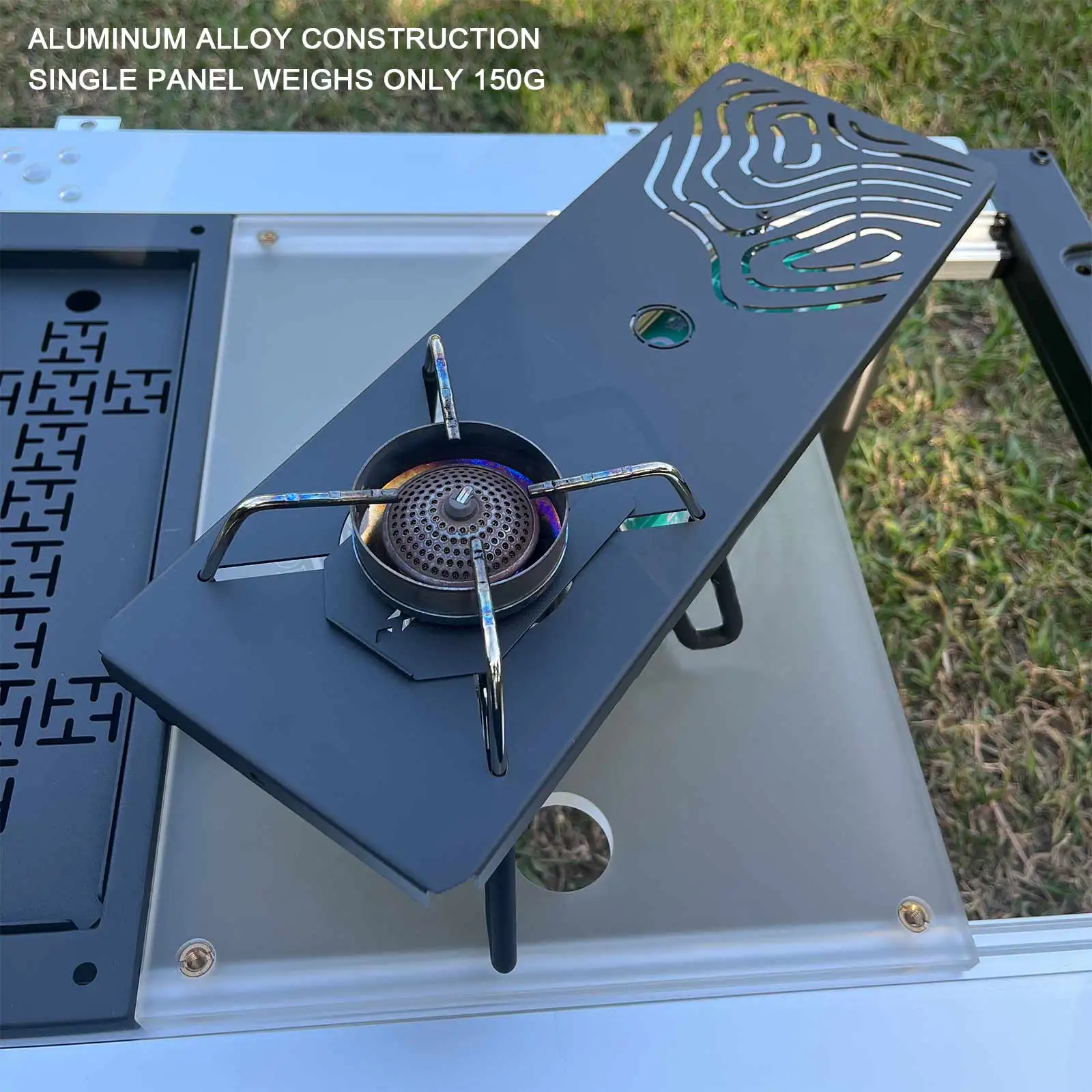 

Легкая складная походная плита IGT Spider-Type 0.5 с горелкой на спиртовке для кемпинга и туризма