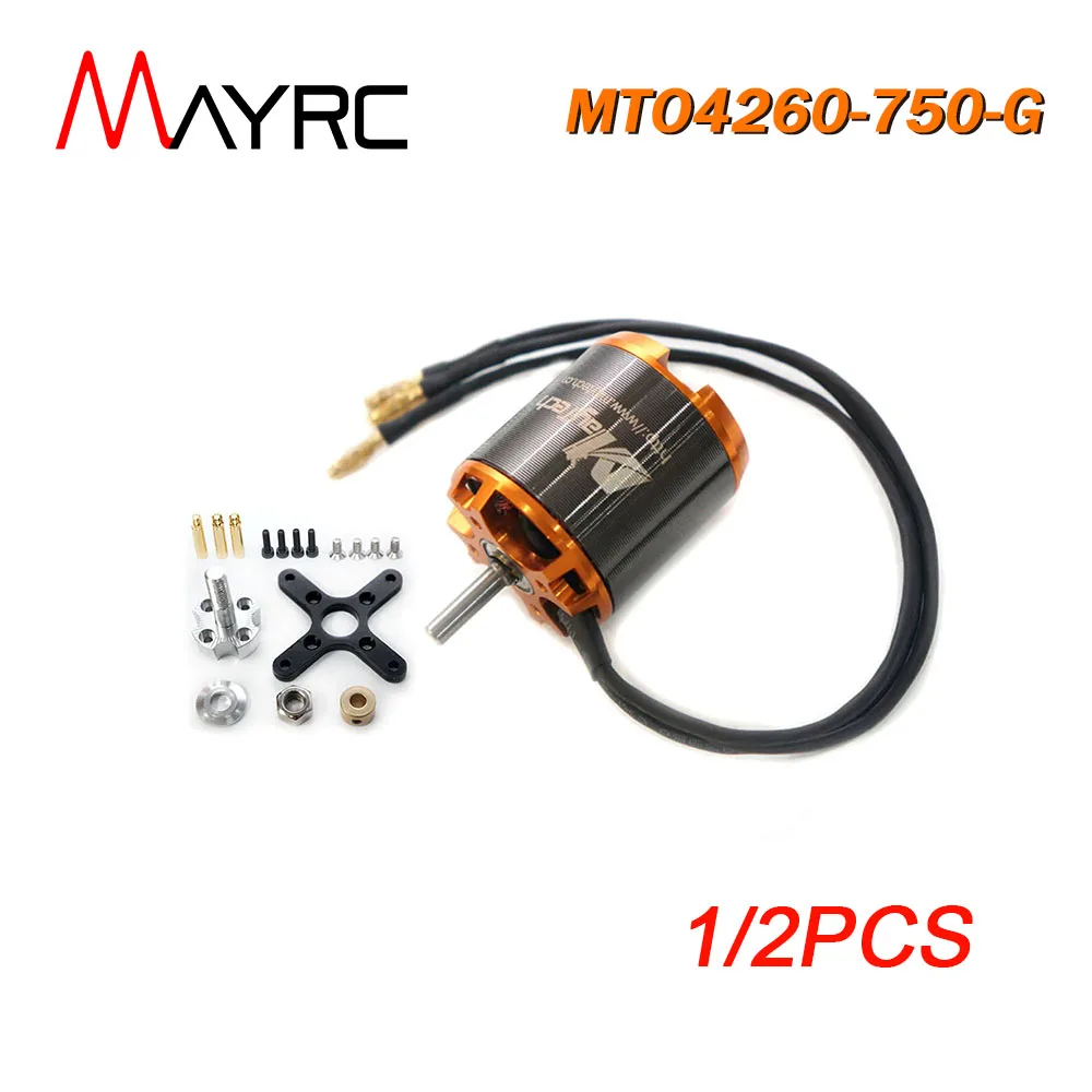 1/2PCS MAYRC 4260 750KV Max.Current 65A Outrunner Brushless Motor for Fixed Wing Plane RC Gas Airplane DIY Freestyle Drone UAV