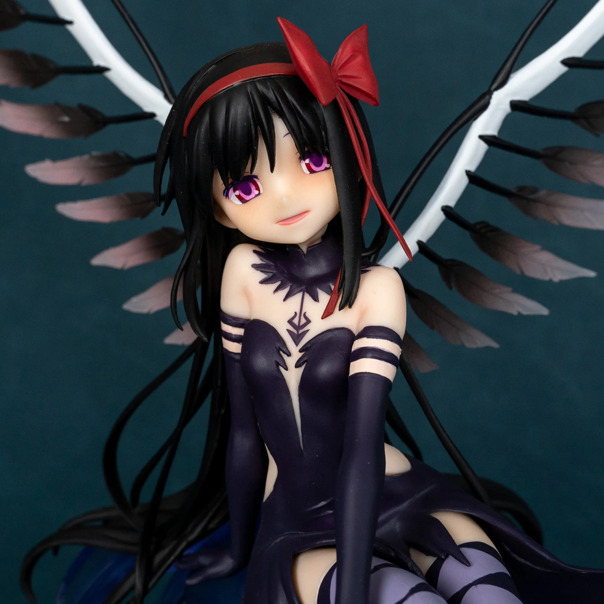 

Puella Magi Madoka Magica Akemi Homura Devil Figure Japanese Anime Girl GK Statue Collectible Desktop Decoration For Anime Fans