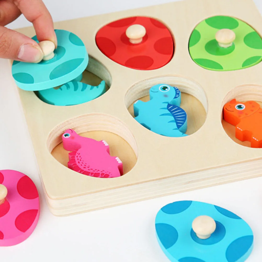 

3D Dinosaur Puzzle Dinosaur Toys For Kids 3 5 Toy Multi layer Educational Jigsaw Cognitive Plaything Wooden Toys for Kids 3 5