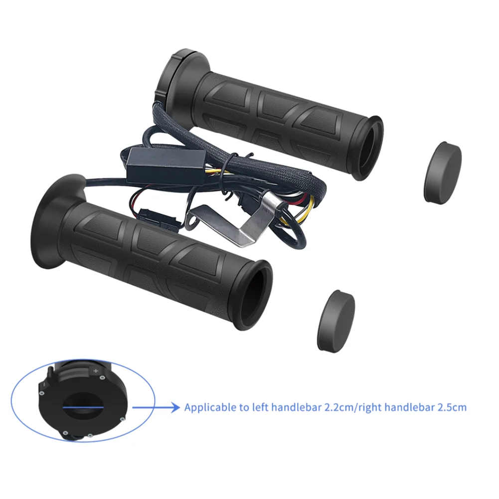 

22 мм мотоциклетные ручки с подогревом, 3 передачи, скутер, бар, грелка для рук, водонепроницаемая электрическая ручка с подогревом, детали мотоцикла на зиму