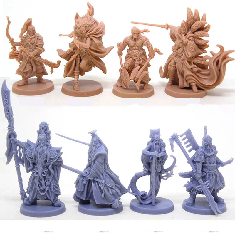 TRPG board game Rising sun Dynasty Invasion Moon clans lucky god expansion miniatures figures models