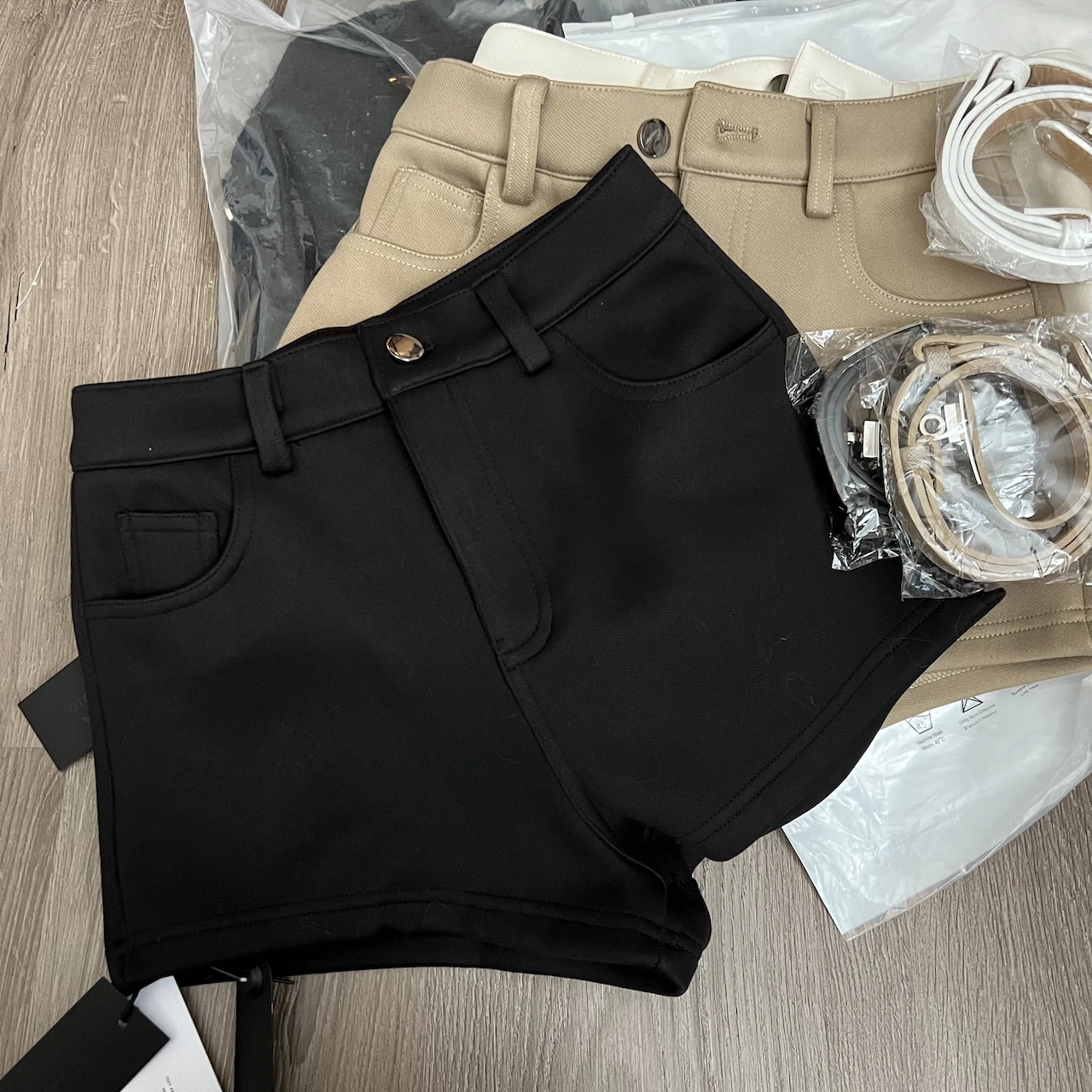 Lin Pantaloni casual slim fit a vita alta estivi da donna Alta elasticità ort orts Versione autunno inverno Faionable ort Lunghezza
