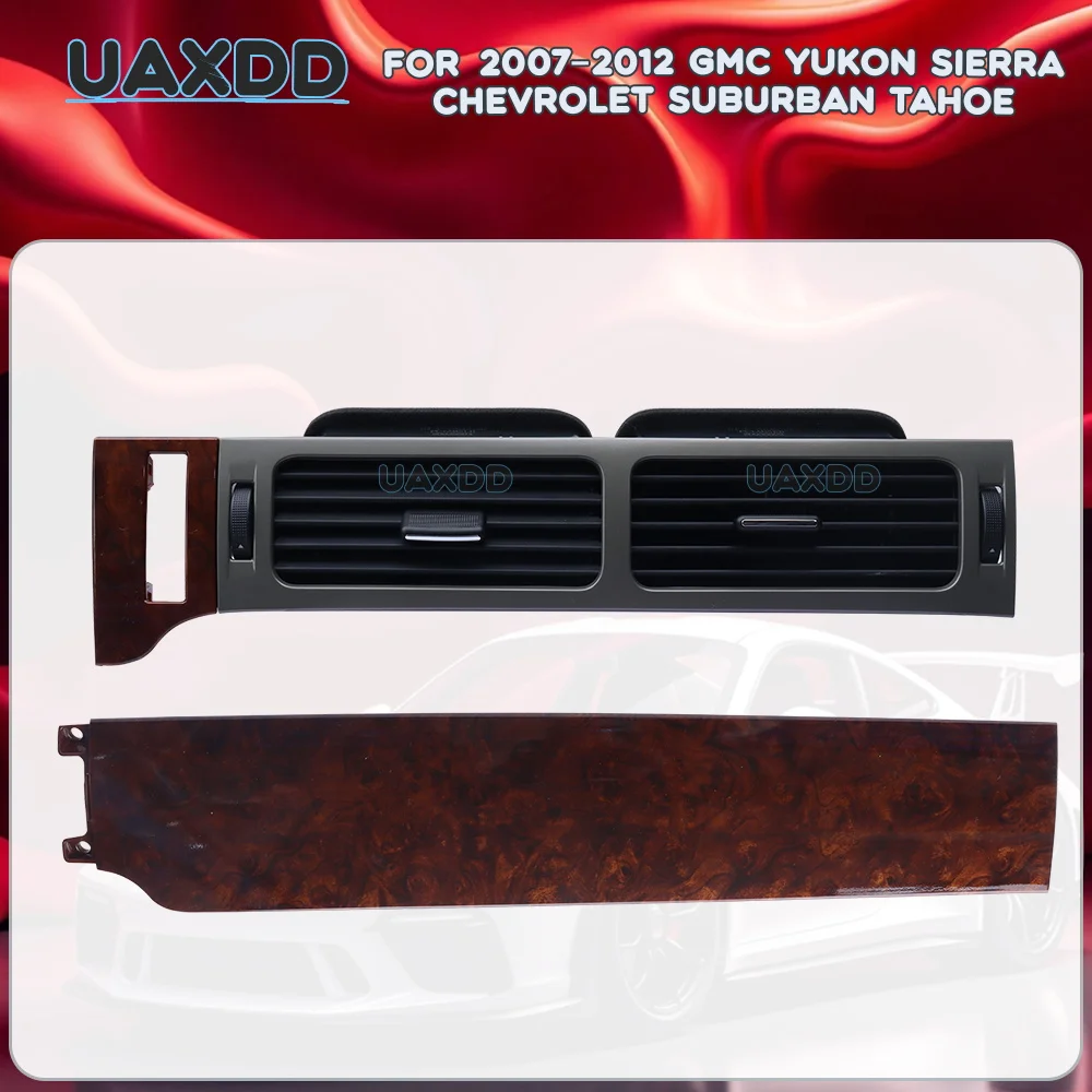 

Accessories Grille Dashboard Outlet AIR VENT For2007-2012 GMC Yukon SIERRA Chevrolet Suburban Tahoe Car Conditioning Interior AC