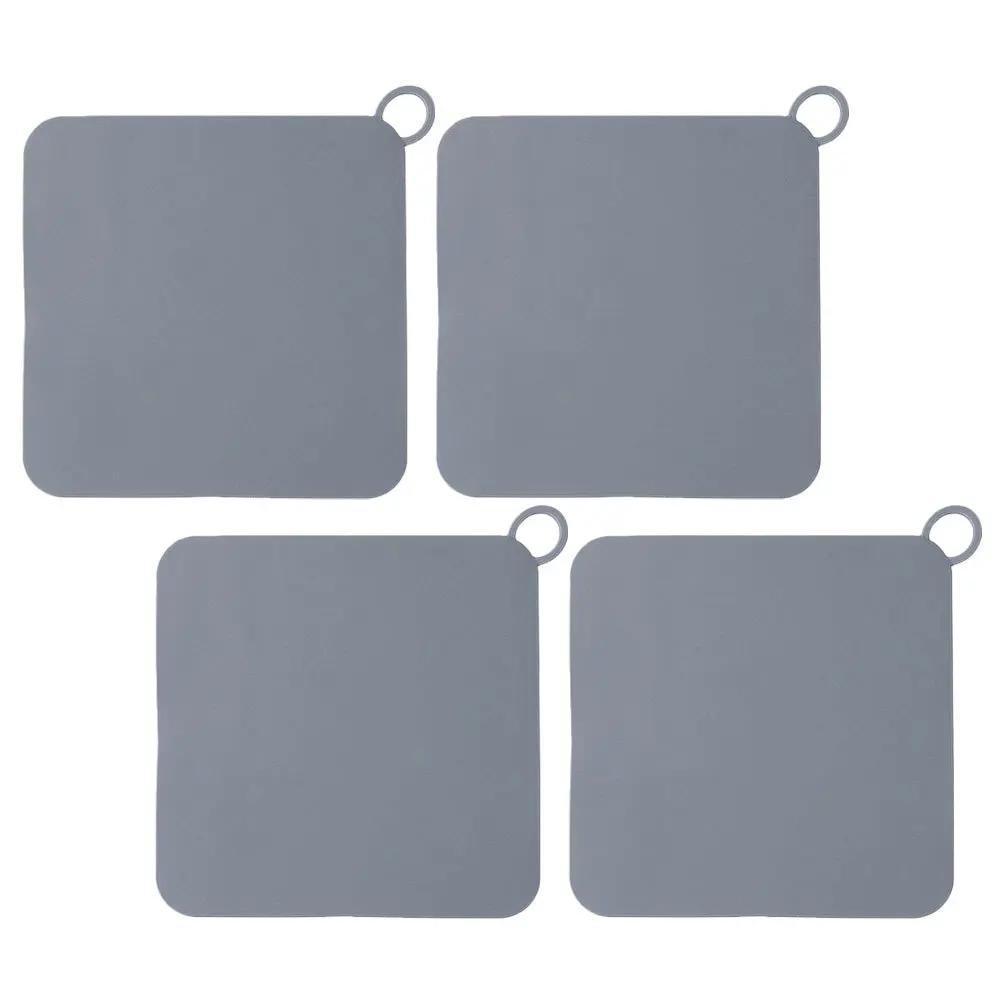 

4 pcs Silicone Drain Covers Set For Bathroom Kitchen Bathtub Floor Drain Cover Anti-Odor Residue Catcher Flexible Easy Clean