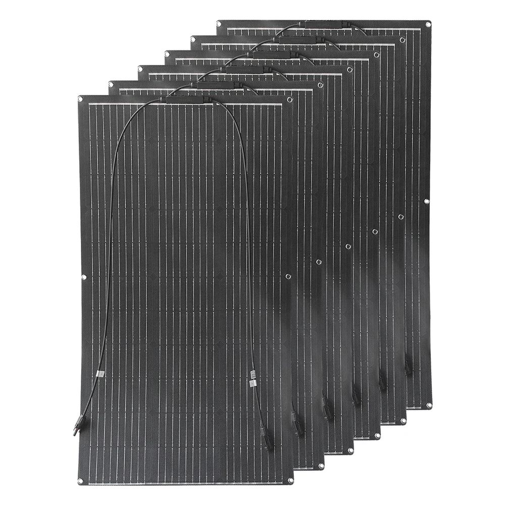ETFE Zonnepaneel 18v 100w 200w 300w 400w Flexibele Duurzame Waterdichte Monokristallijne Zonnecel Solar batterij Oplader