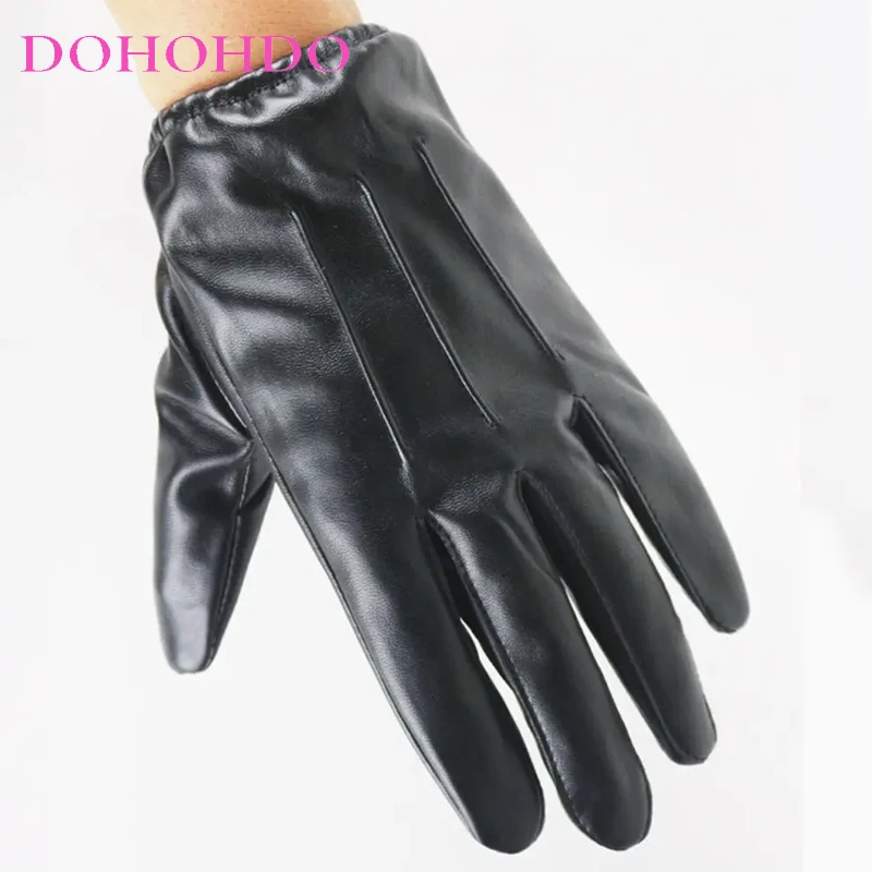 الذكور والإناث شاشة تعمل باللمس قفازات جلدية قفازات سوداء الخريف والشتاء موضة ركوب القيادة قفازات جلدية Guantes Moto