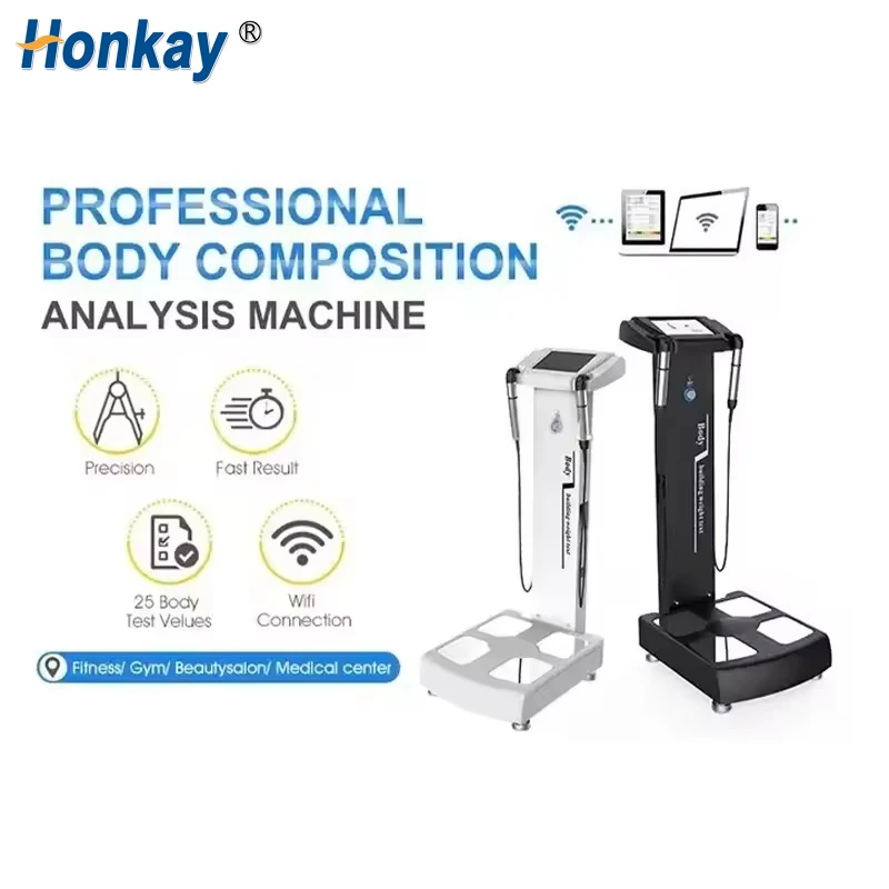 

Body Composition Analyzer Machine Bmi Body Fat Analyzer Device With Printer Fast Result 25 Body Velues