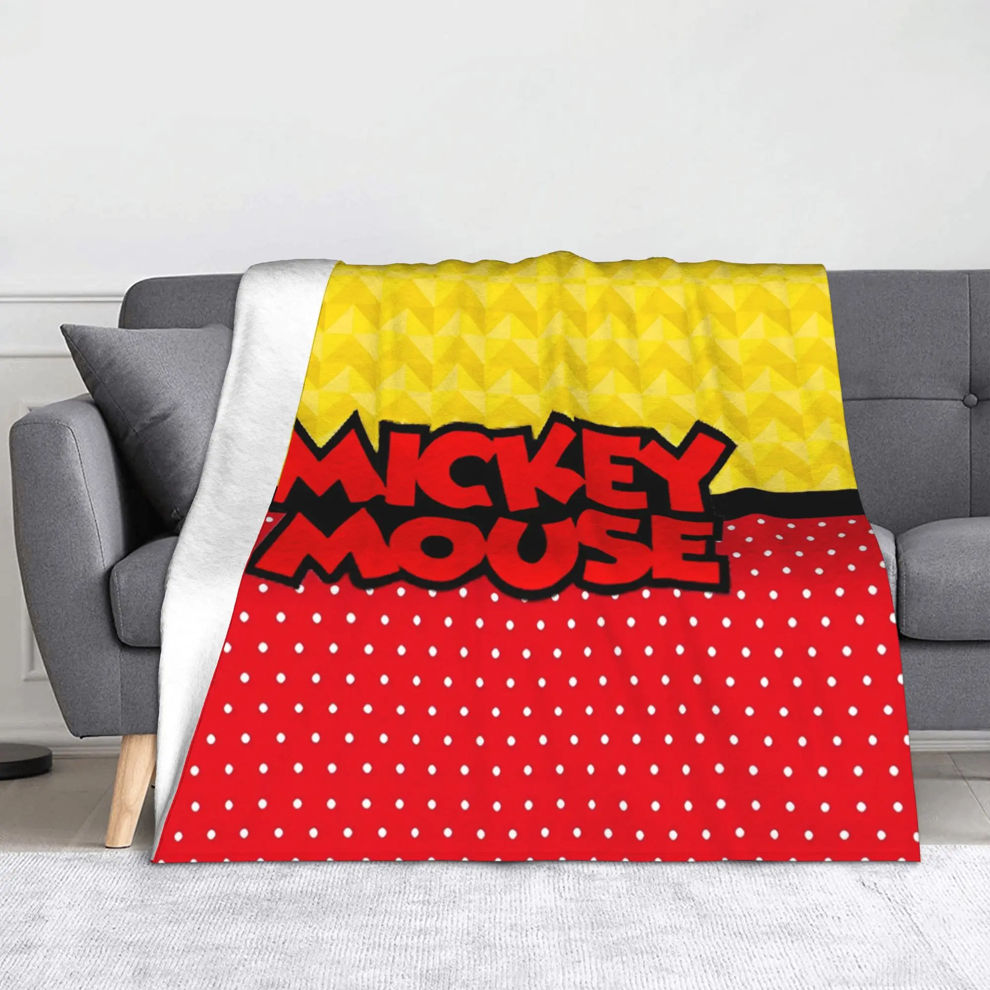 

Одеяло с Микки Маусом и Минни Маусом для дивана, мягкое уютное плюшевое одеяло 50x60 дюймов, покрывало разных размеров