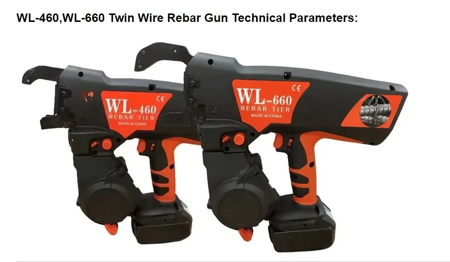 Wl-460 Twin Wire Tying Rebar Machine Automatic Tying Binding Strapping Electric Rebar Tying Machine