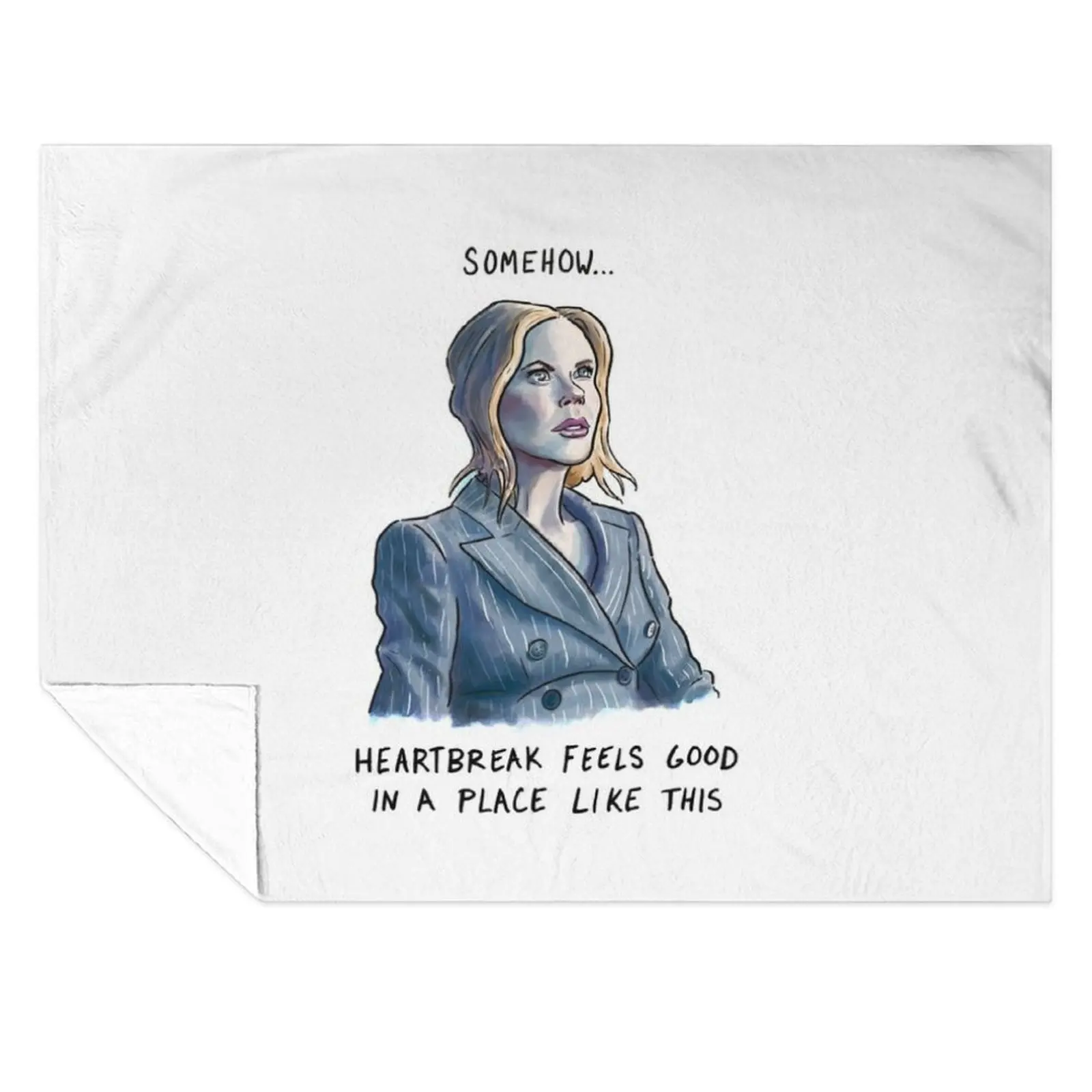 

Nicole Kidman at AMC Throw Blanket Cute halloween Hairys Blankets