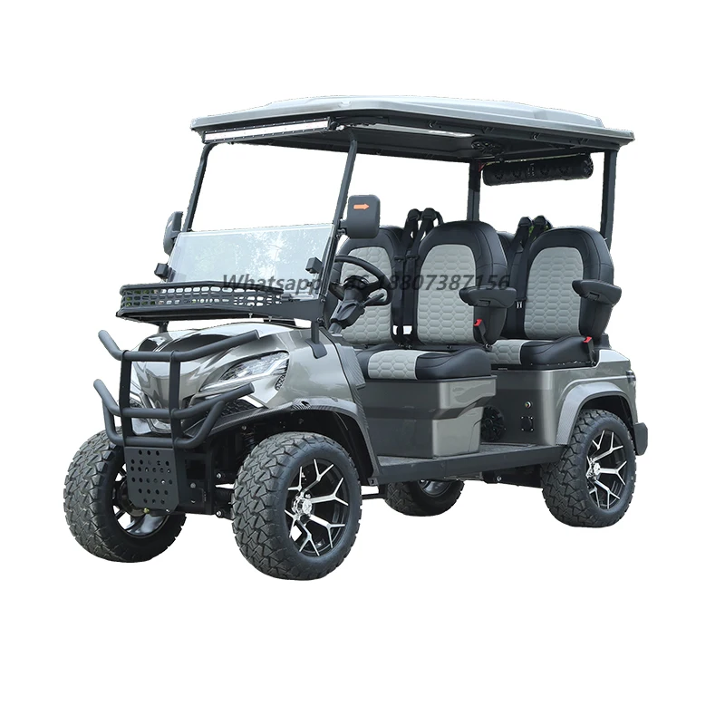 

High Quality Electric 4+2 Seater Golf Cart Long Range Off-Road Mobility Scooter for Hunting Vehicle
