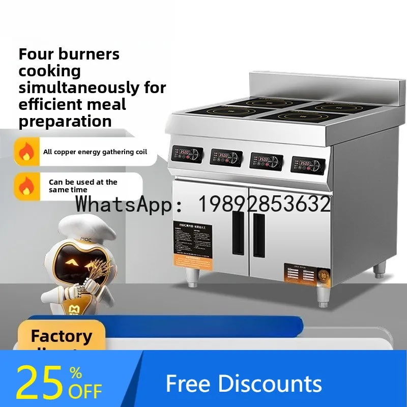 CZ Induction Cooker Clay Pot Stove Multi-Burner 3500W Four-Burner Spicy Hot Pot Cabinet Stove Six-Burner Clay Pot Stove