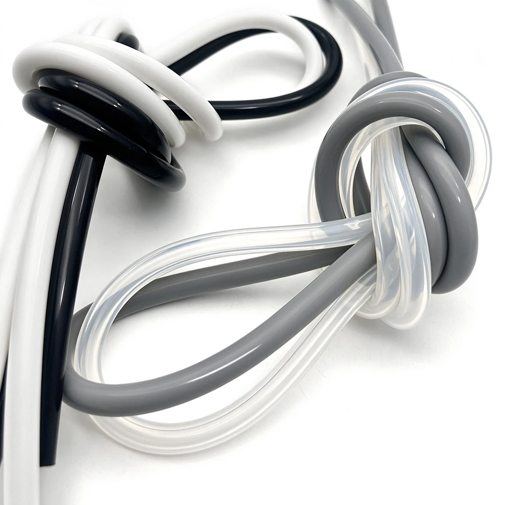 high elasticity Food Grade Silicone Tube ID 2~12mm Tear resistant/flexible/pump tube liquid delivery silicone sleeve