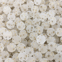 25-50PCS 8mm Acrylic Star Beads Mermaid Round Shape Beads For Jewelry Making DIY Charms Bracelets Necklac Accessories