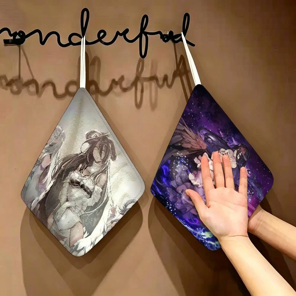 A-Albedo Overlord Polyester Cotton Hand Wiping Towel, Hanging Design, Durable For Household Restaurant Toilet Use