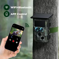 4K 60MP Wildlife Trail Camera with Solar Powered, WiFi, Dual Lens, 13MP Native Sensor, App Settings for Outdoors 2