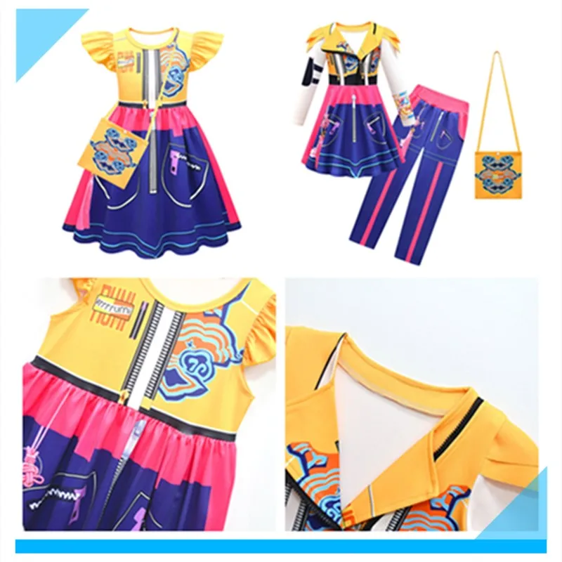 

Костюм русского косплея для девочек, костюм охотника 1200, детское платье демонов, брюки, сумка, наряды, фантазийный карнавальный костюм на Хэллоуин, маскировочный костюм для вечеринки