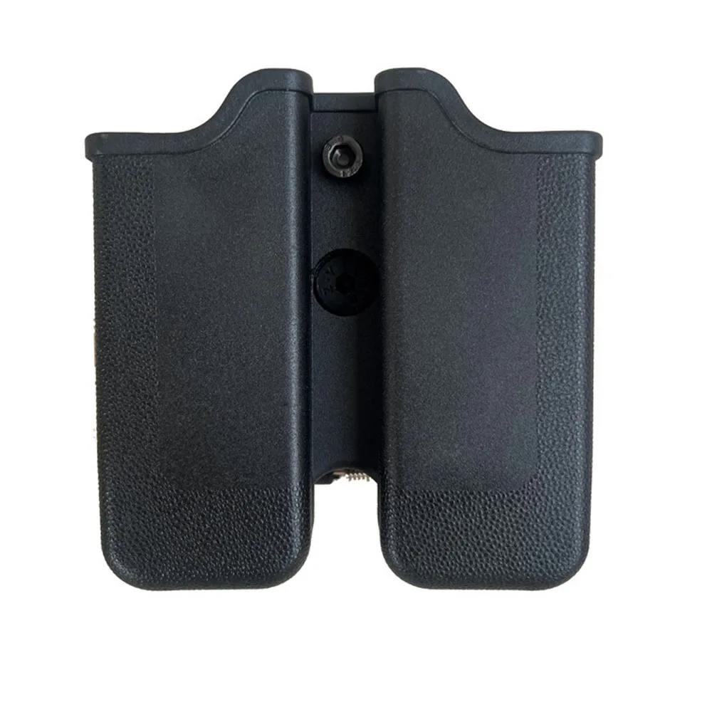 9mm Tactical Multi-Purpose Double Handcuff Holster Belt-Clip Quick-Draw Mag Holster Compatible with 9mm