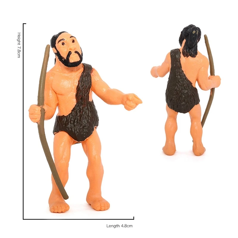 Modelos de evolución humana de simulación, figurita primitiva, ciclo de crecimiento, figuras de acción humanas, juguetes educativos para niños