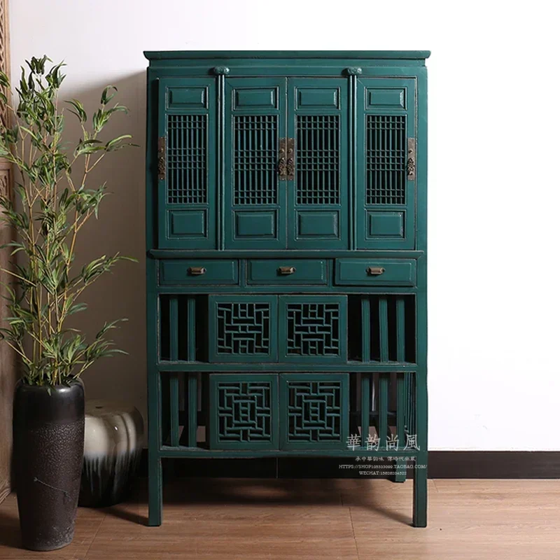 

Новый шкаф-витрина в скандинавском и китайском стиле из массива дерева с лаковым покрытием, минималистичный домашний шкаф для хранения