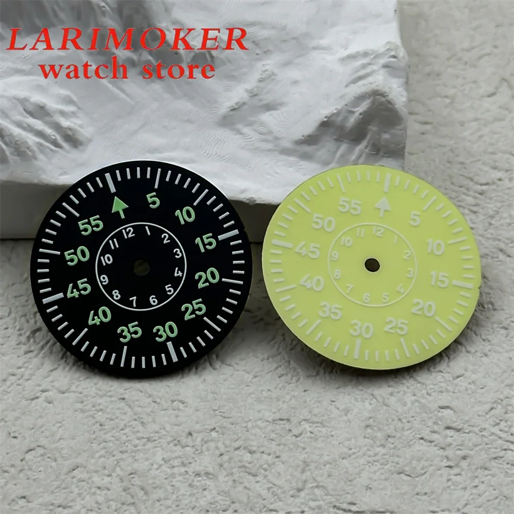 The 29mm C3 green luminous dial fits the NH35 NH36 NH37 NH38 NH39 ETA 2836 2824 PT5000 MIYOTA 8215 dg2813 movement