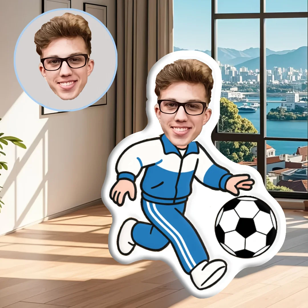 Customizable Basketball Pillow, Suitable for Living Room Sofa Bed Car Multi-Functional Decoration. Personalized Soft And Comfort