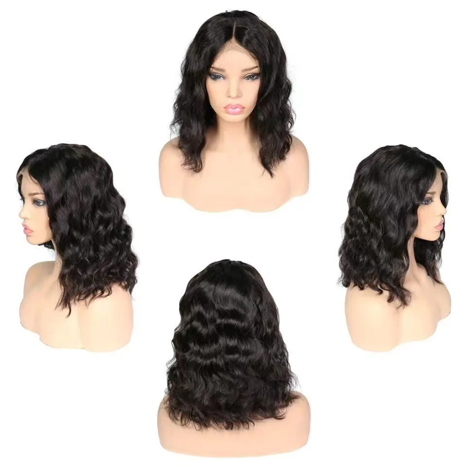 European And American Wigs With Short Curly Hair, Made Of Synthetic Fibers, Finely Crafted, Fully Mechanized