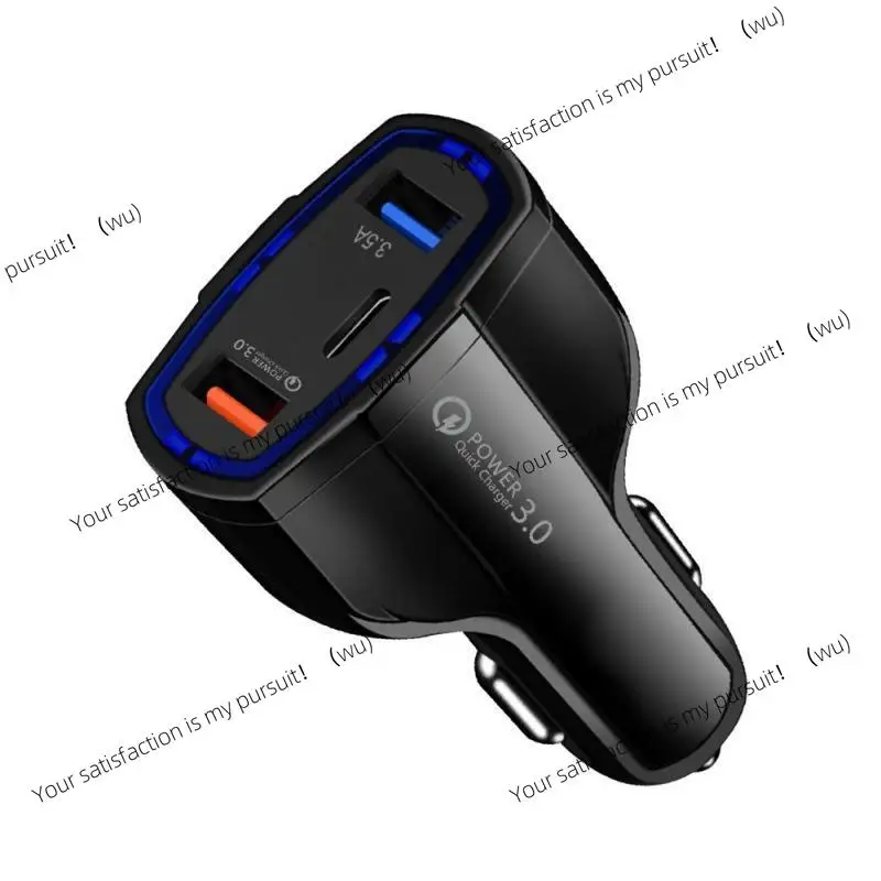 

Car charging,. One to three type c fast charging head, multi-usbQC3.0