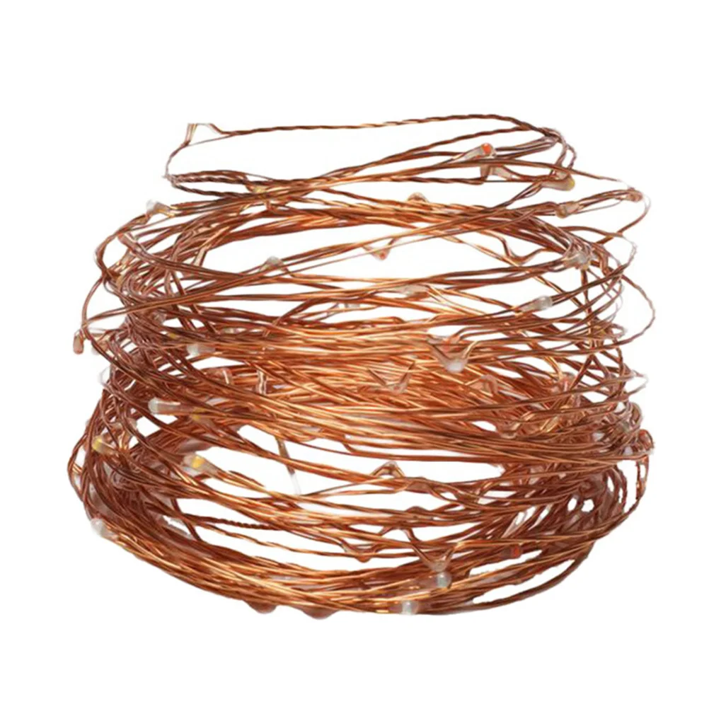 10 متر 100 المصابيح سلسلة أسلاك نحاسية ضوء LED نجوم مصباح حديقة USB بالطاقة الطرف الديكور سلسلة أضواء أضواء LED #2