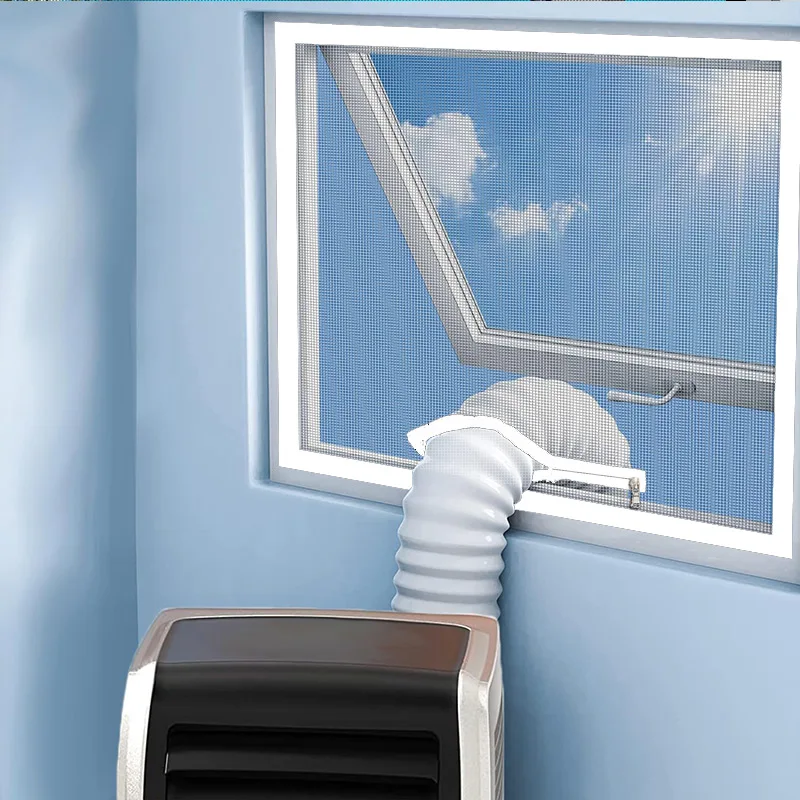 TYMF New Window Screen Mesh with Zipper and Invisible Fiberglass - Customizable Size Mesh Summer Prevent Mosquitoes and Flies