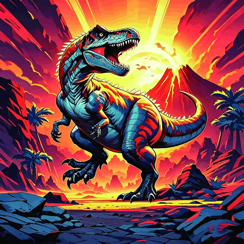 Art Craft Dinosaurs - RUOPOTY 5d Diamond Painting Kits For